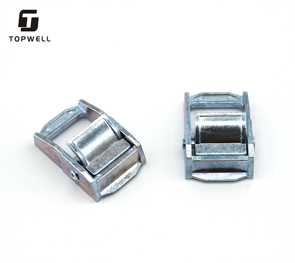 25mm 1inch 400kgs Zinc Alloy Cargo Metal Cam Lock Belt Buckle