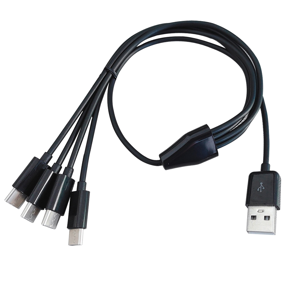 50 см 4 в 1 USB type C Зарядное устройство Кабель питания 4 типа c устройств одновременно