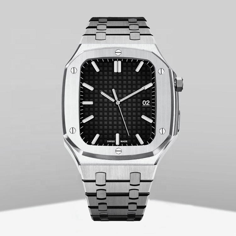 Trendy Fashion Waterproof Ultra Thin 44mm Size Luxury Watch Case for Apple Iwatch Series