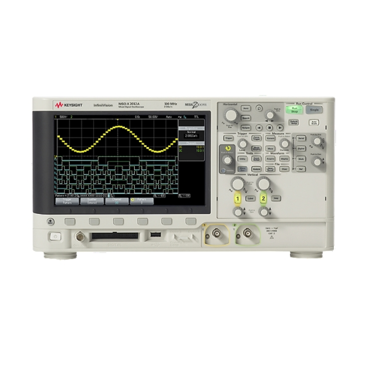 Осциллограф с смешанным сигналом Keysight MSOX2012A: 100 МГц, 2 аналоговых плюс 8 цифровых канала