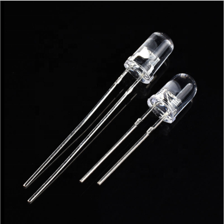 3.0-3.4v Led Through Hole Led Diode Rgb Clear Max Green Luminous Red Blue Straw Hat Led Diode 5mm