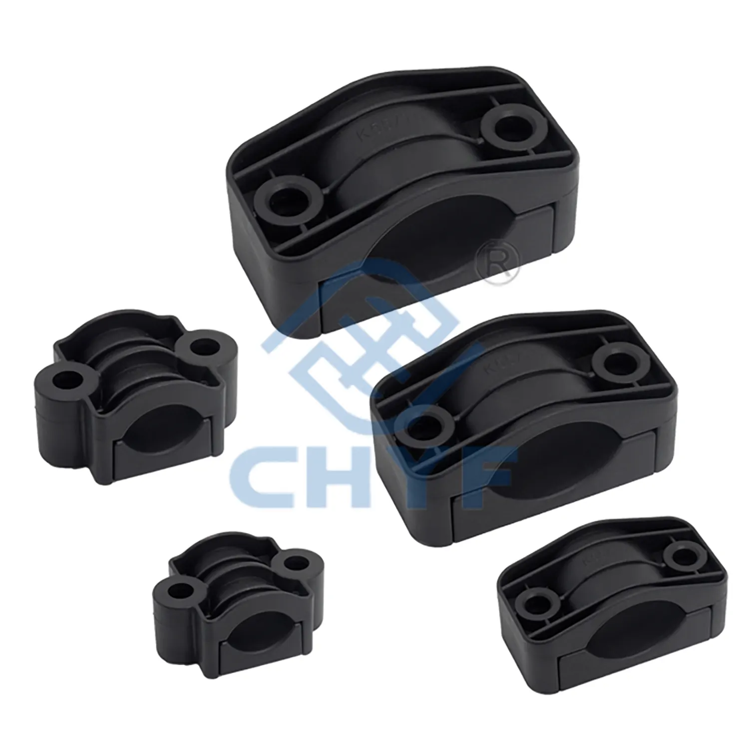 high voltage fireproof pvc cable clip manufacturer plastic electric cable fixing clamp for switchgear