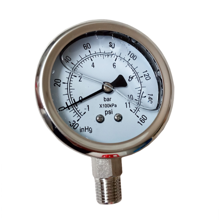 1/4 "MNPT соединение вакуумный манометр-30 to160PSI для BHO добычи судно и замкнутый контур экстрактор