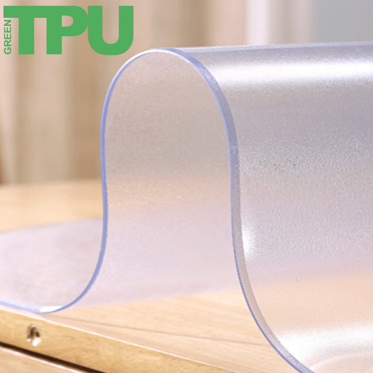 TPU table cloth film manufacturers use for household square transparent TPU table mat