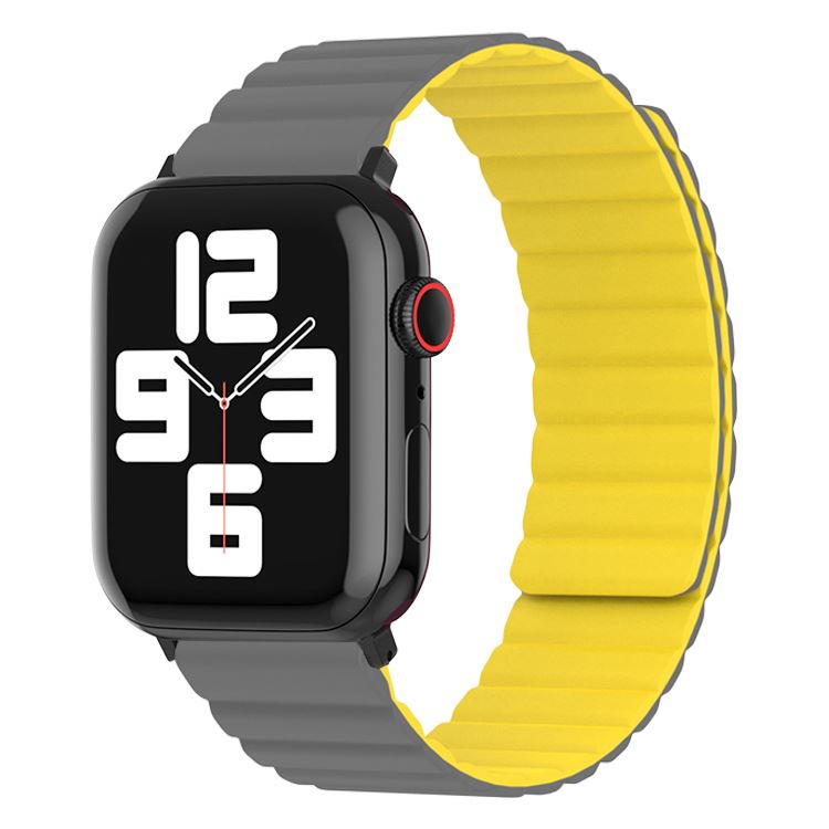 SKYLET 2021 Silicone Magnetic Sport Watch Band For Apple Watch Band Correas Iwatch Band