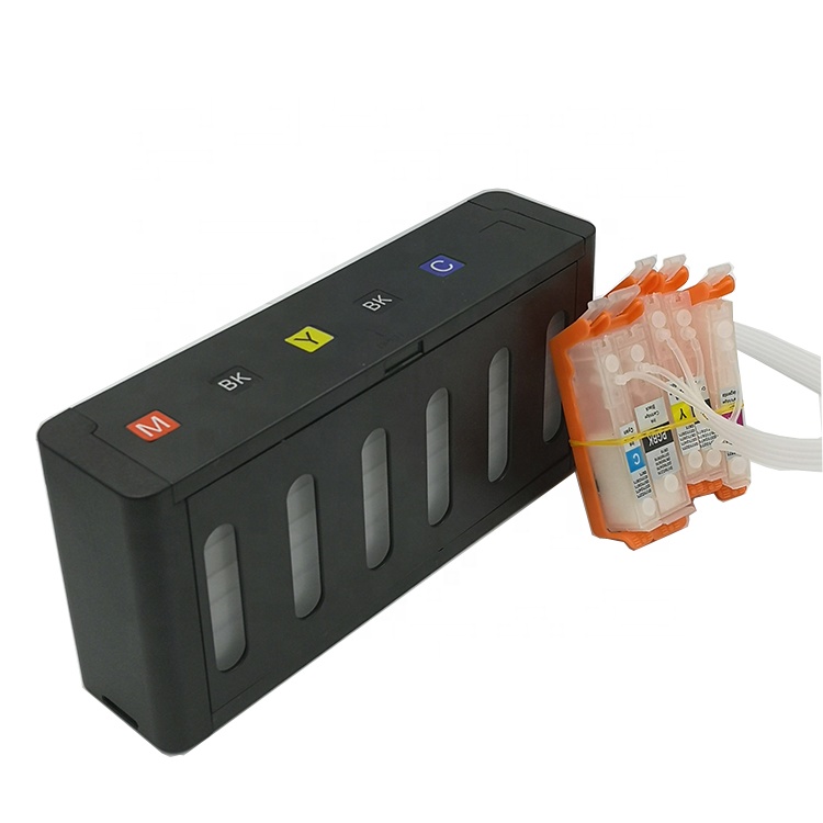 PGI 750/CLI 751 compatible ink system empty printer tank Continuous Ink Supply System ciss for canon MG6470/MG5570/IX6770