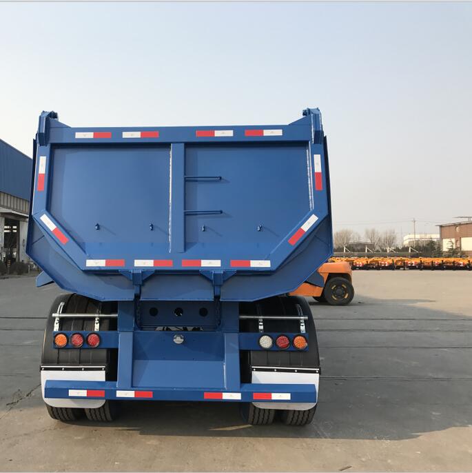 China manufacturer 3 axles hydraulic dump semi trailer side dump trailer for sale