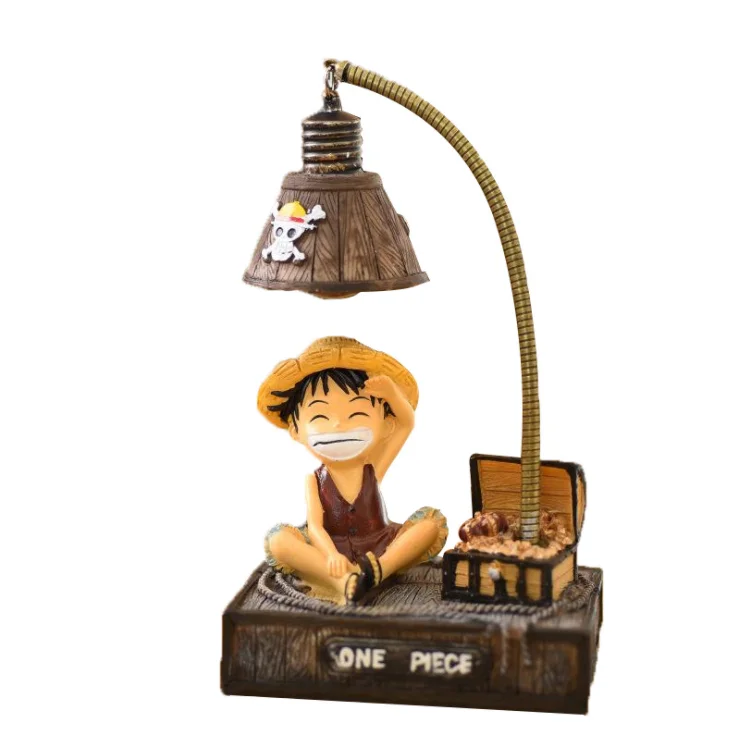 UFOGIFT Аниме One Piece Luffy Resin экшн-фигурка с подсветкой Коллекционная модель Рождественский подарок игрушка