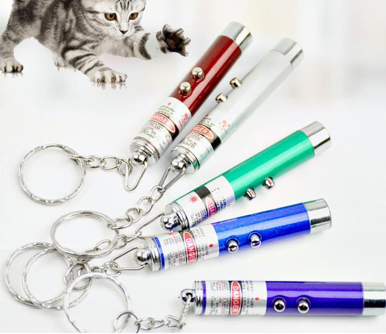 LED Laser Light Cat Toys Laser Pointer Red Dot Pen Interactive Toy for Kitten Puppy Pet Supplies