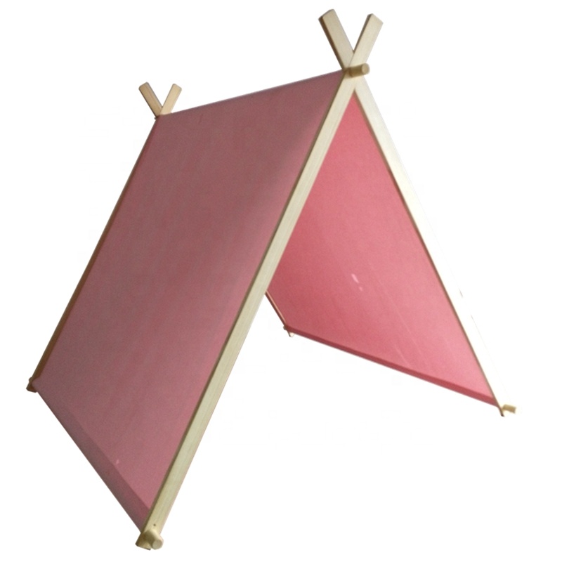 Tipi Triangle Teepee Tent For Kids Children's Playhouse Teepee Play Tent Game House For Children