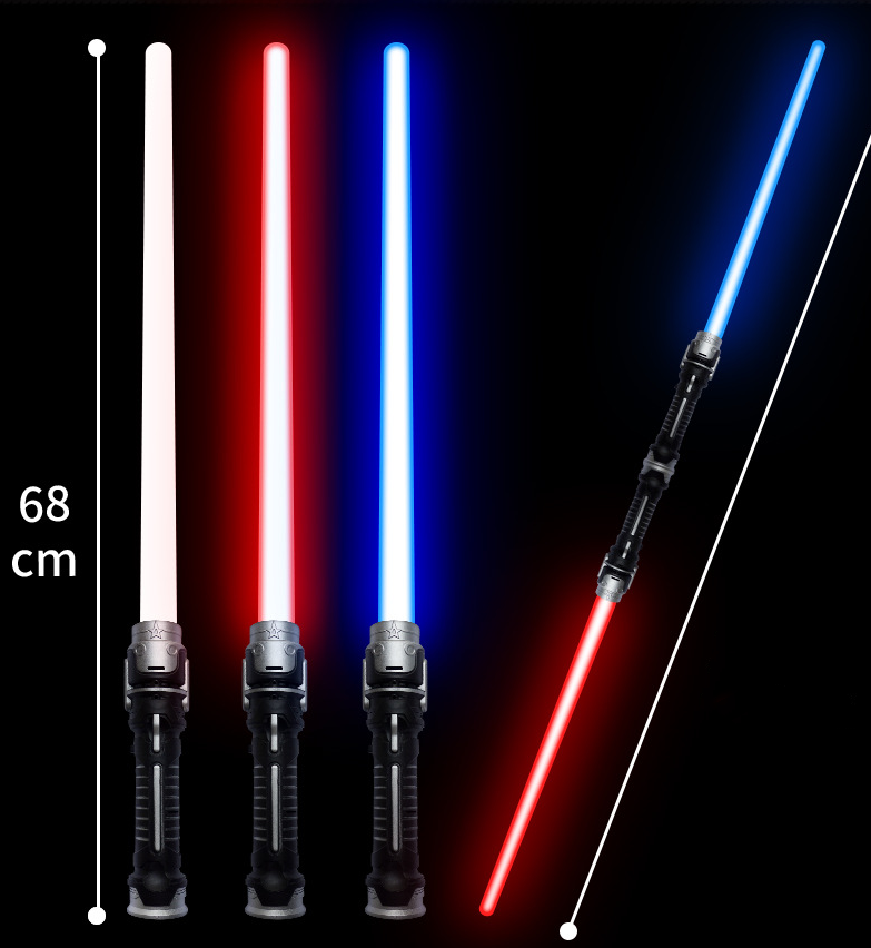 2023 wholesale children plastic glow sticks light up toy kids luminous toys led flashing toy laser light saber sword for party