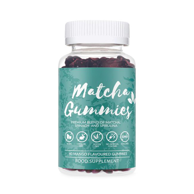 private label Organic Matcha Slimming Green Tea Extracted 100% Vegan Gummies Bear