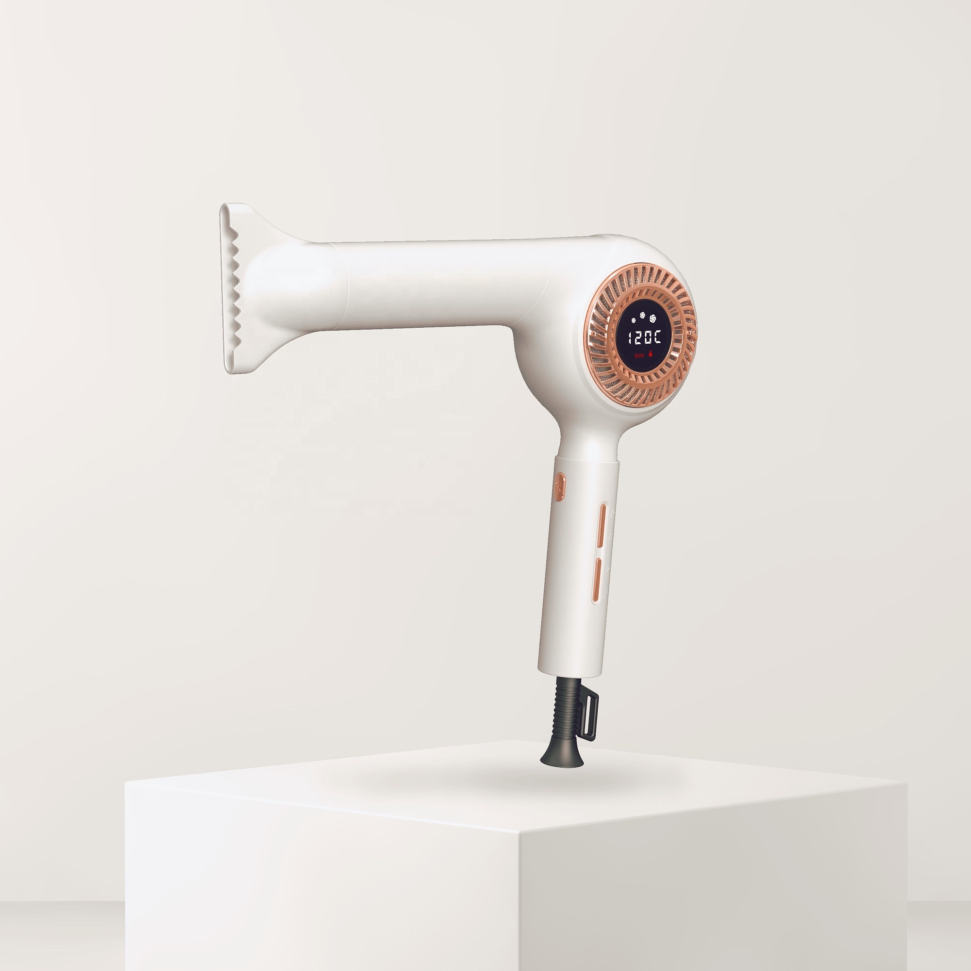 Professional Hair Blow Dryer 2000w Portable Negative Ion Hair Dryers with Smart LCD Display for Hair Salon