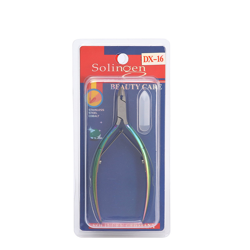 Colorful nail professional stainless steel horny pliers dead skin knife nail scissors nail tools