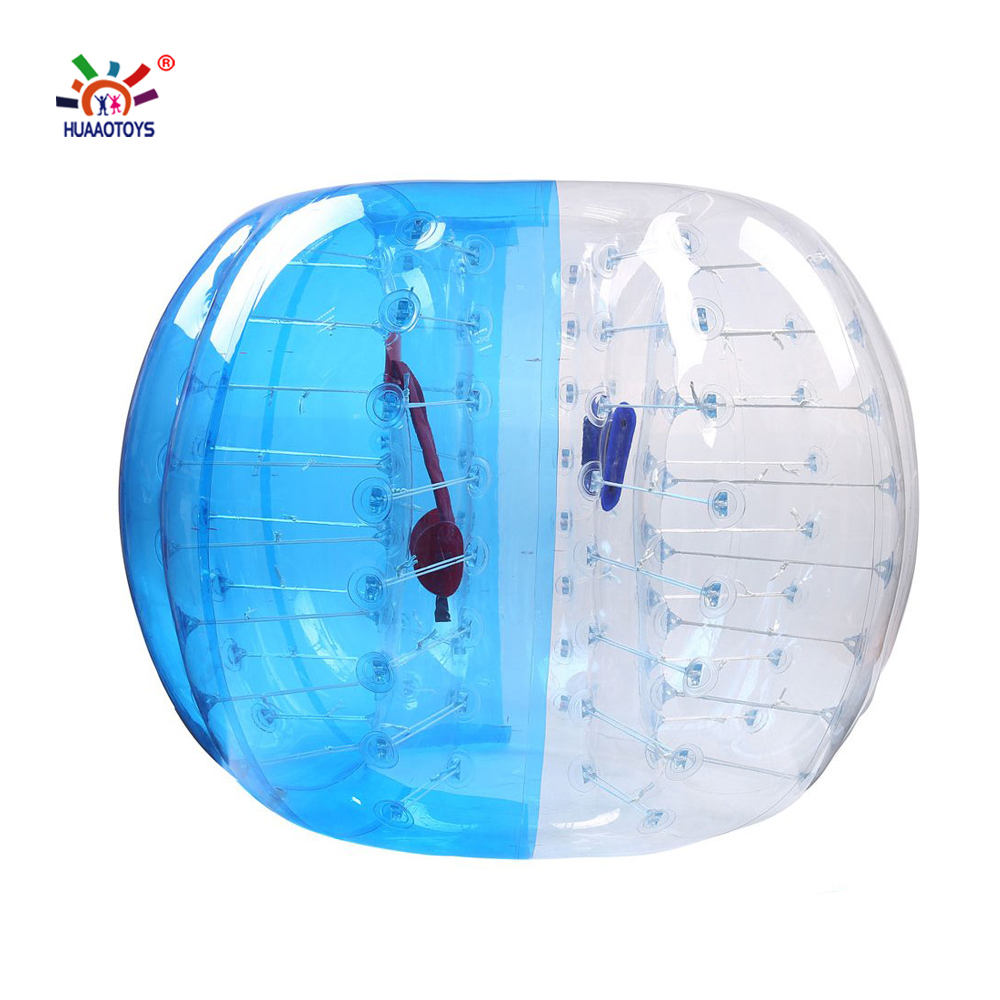 High quality PVC and TPU inflatable human bumper soccer bubble football ball