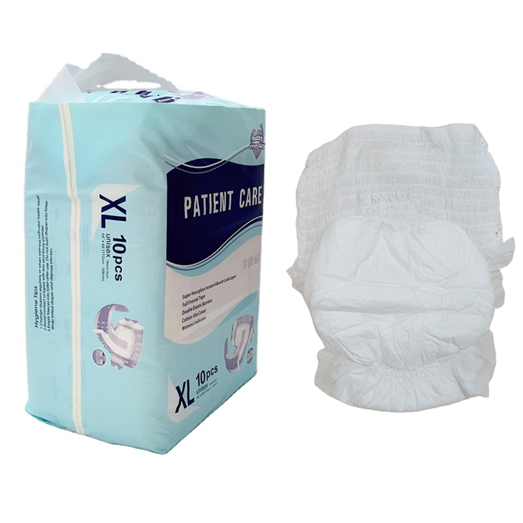 New Coming Touch Feeling Top Quality Economy Disposable Adult Baby Diaper Pants Lower Price Breathable Pants Supplier in China