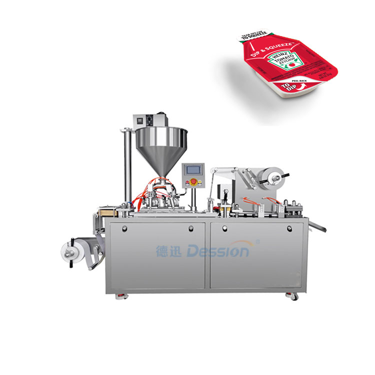 High Quality Sauce Blister Cup Filling And Sealing Machine Ketchup Packing Machine