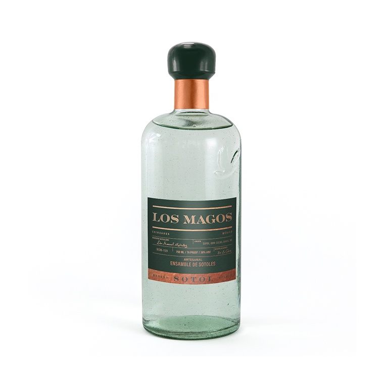 Оптовая продажа натуральных мексиканских алкогольных напитков Sotol Los Magos Blanco Premium 750 мл