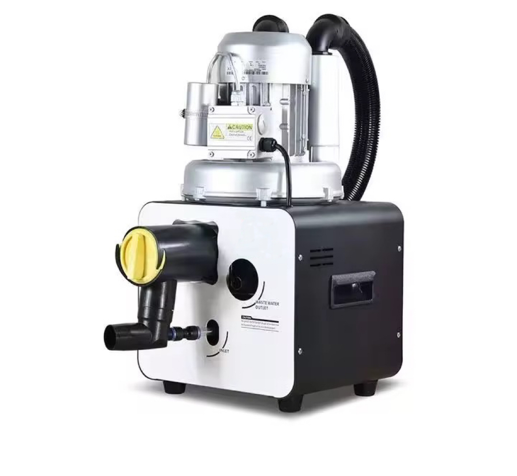 Powerful Dental Suction Unit with 2 Chairs Saliva Ejector Vacuum Pump Machine Plastic Metal Steel Material Electric Power Source