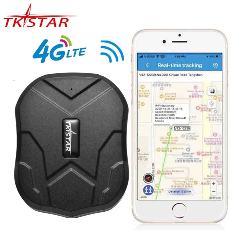 4G TKSTAR TK905 Автомобильный GPS трекер 5000 мАч 90 дней в режиме ожидания Двойная система позиционирования в режиме реального времени мониторы Бесплатная веб приложение