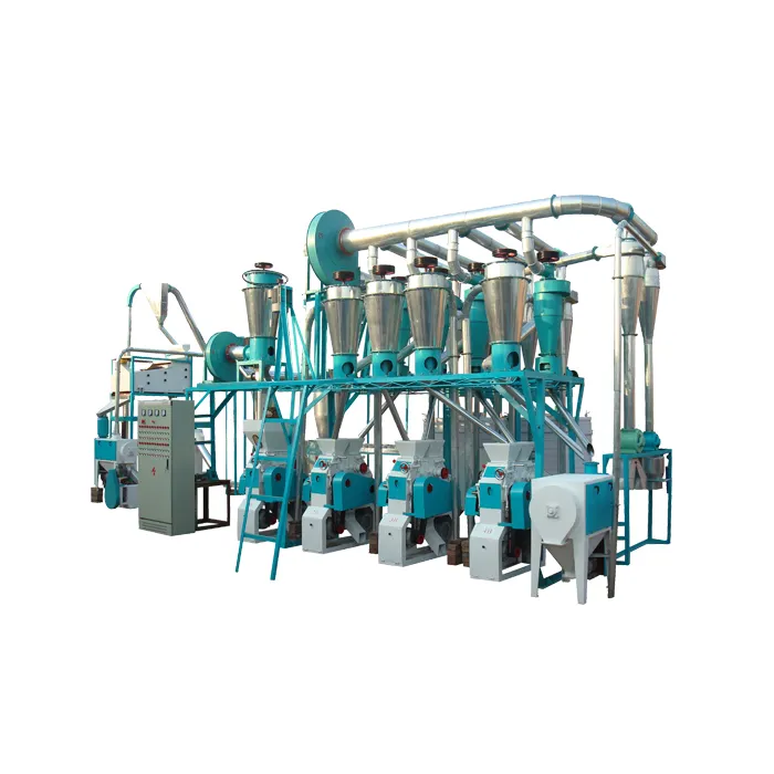 20 ton per day small factory price complete maize flour milling machine corn grits processing plant