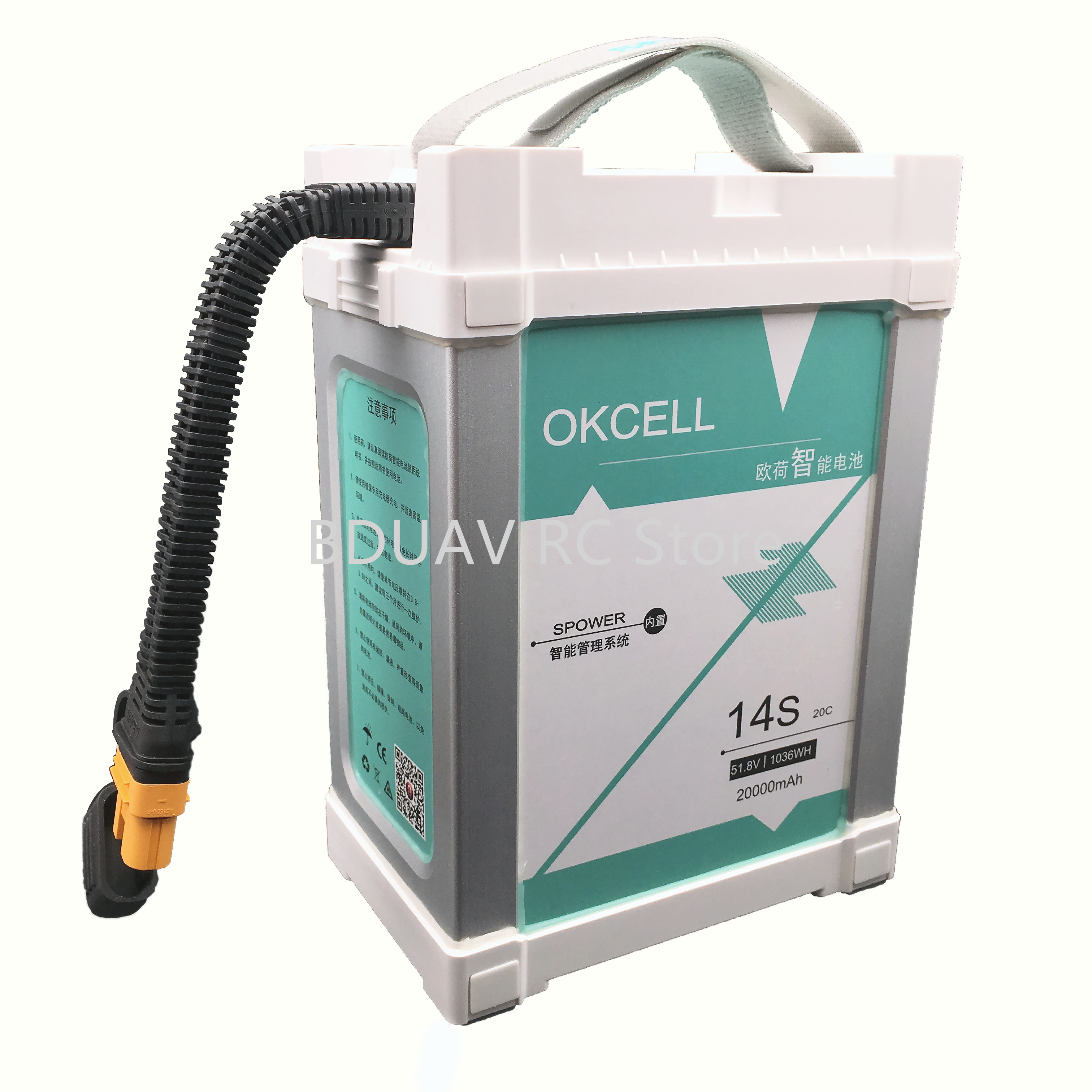 Оригинальный аккумулятор OKCELL 51,8 в 14S 20000 мАч для сельскохозяйственного дрона