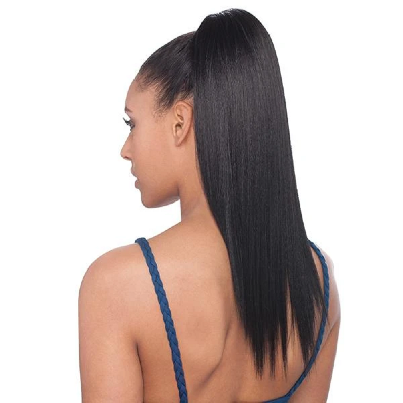 Smart Braid Synthetic Hair Claw Clip In Ponytail Chignon Afro Kinky Curly Synthetic Ponytail Extensions