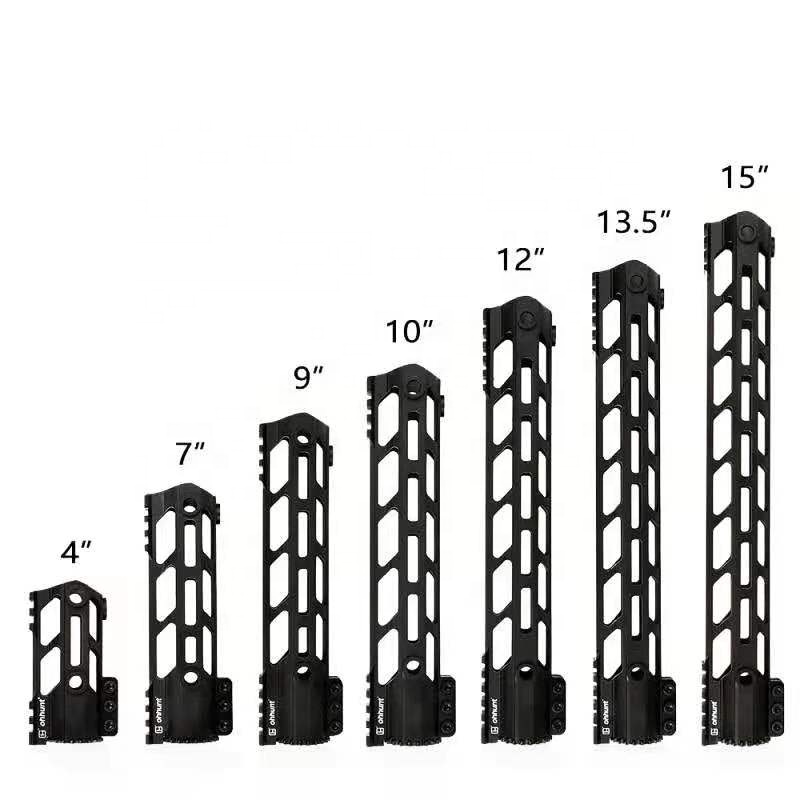 Корабль из США ohhunt 4 "7" 9 "10" 12 "13,5" 15 "AR15 Бесплатная плавающий M-LOK Handguard Пикатинни ультра-тонкие стальные ведра гайка