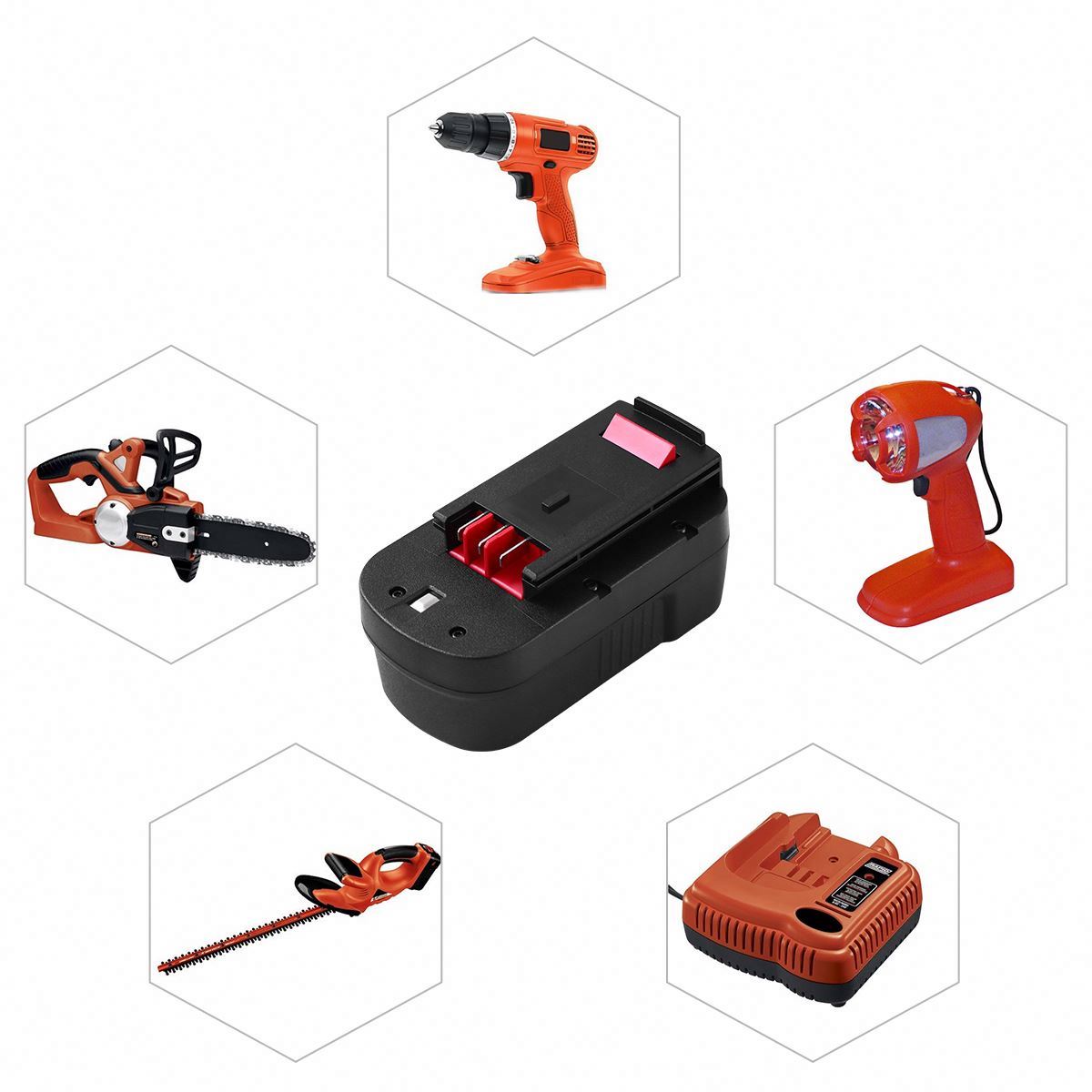 Литий-ионный аккумулятор для дрели Black & Decker A1712, 12 В, 1500 мАч