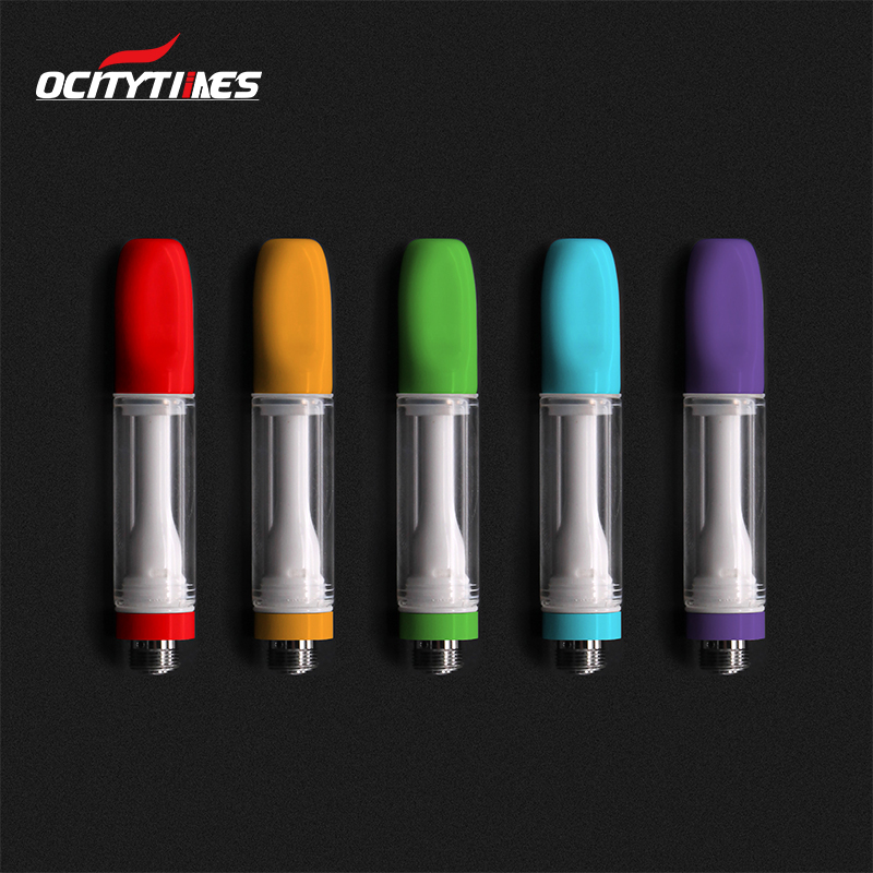 Screw mouthpiece full ceramic vape carts empty 0.8ml