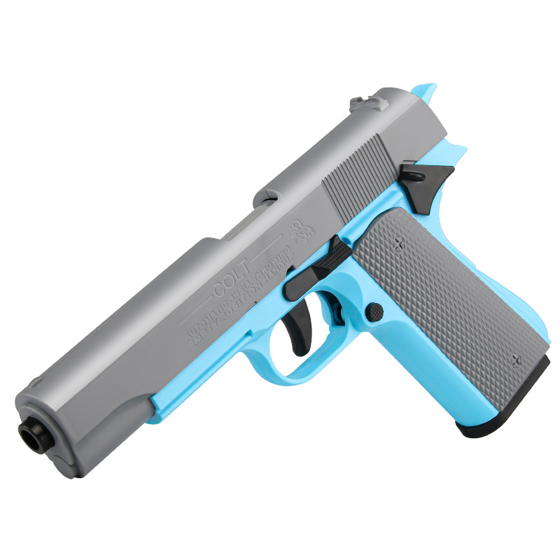 Модель игрушечного пистолета Colt 1911 с бросающей задней камерой, пустой подвесной ручной не стреляющий наружный реквизит для детей