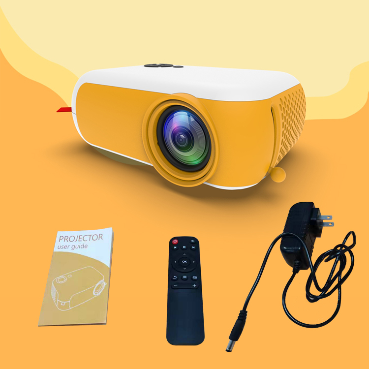 New design lcd mini video projector 1080P portable Christmas gift kids projector