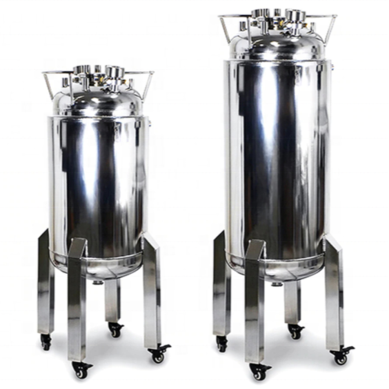 Hot sale 2021 New 200LB Jacketed Solvent Tank w/ Sight Glasses, Casters, & 1.5" TC Drain 100LB Water (48LB Butane)