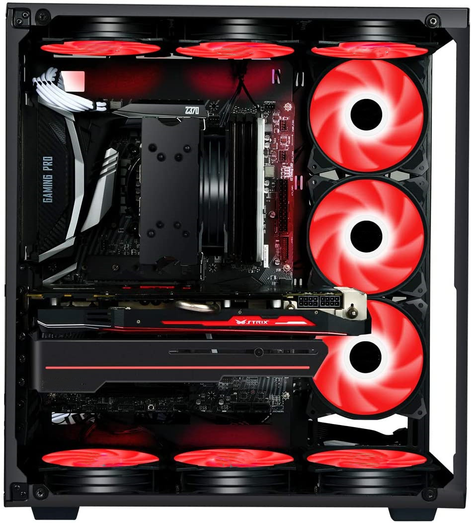 Игровой ПК корпус компьютера rgb воздушный охлаждающий вентилятор