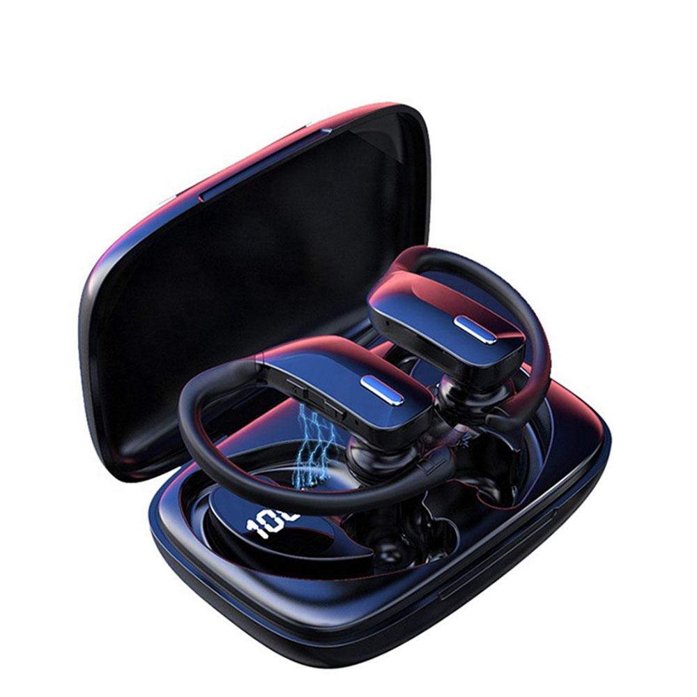 Новинка, T17, ушной крючок, стиль 5,0 Tws, Auriculares Inalambricos, беспроводные наушники для бега, для спорта, со светодиодным дисплеем