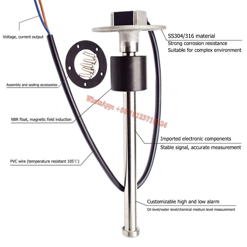Car Boat Fuel Level Gauge Sending Unit Truck Rv Water Tank Level Sensor Fuel Gauge Gas Tank Sensor Sender Sae 5 Holes 0-190 Ohms