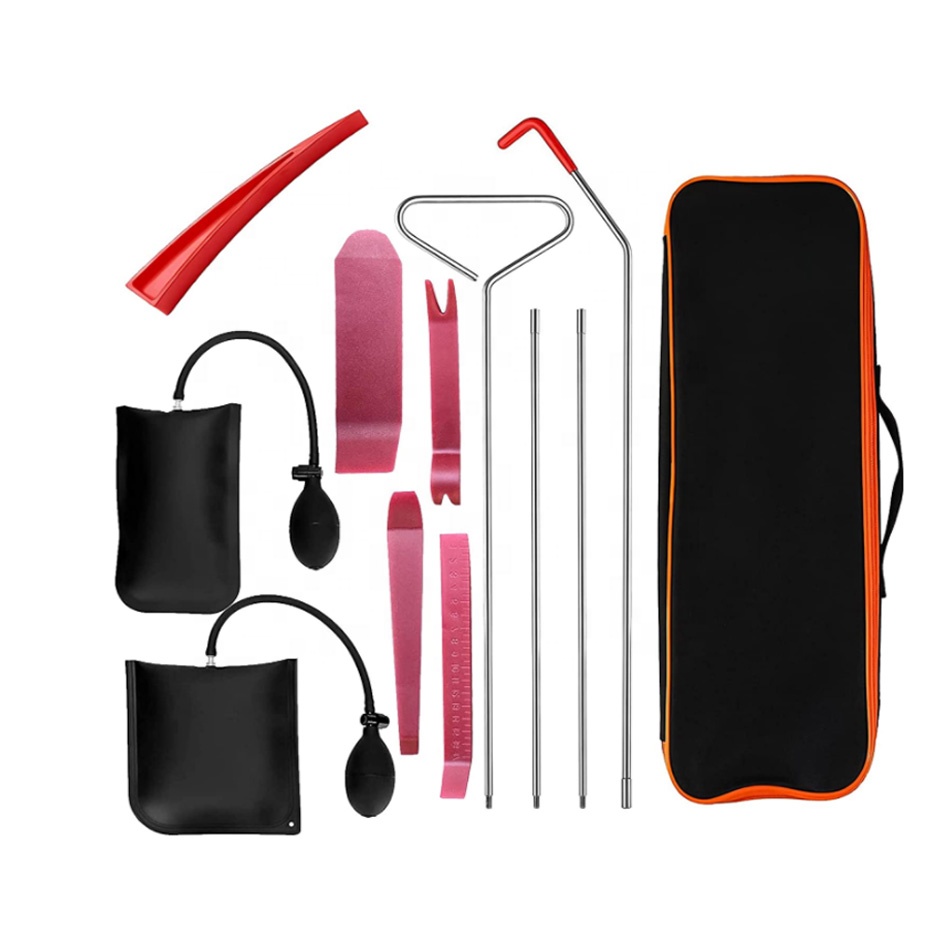 Car Tool Kit 12pcs - Emergency Car Drive Out Sets, Professional Car Kits for Vehicles with Easy Entry Long Reach Grabber