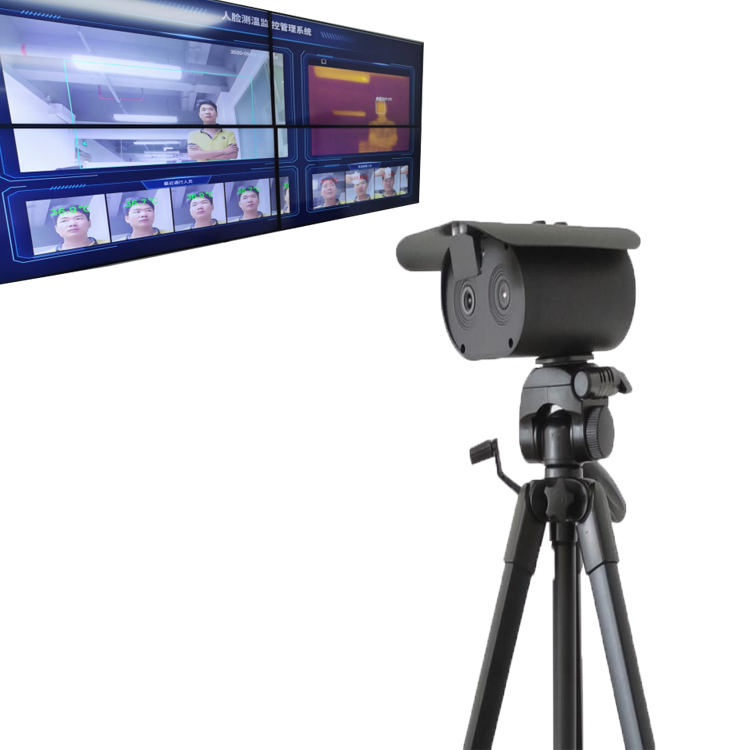 Горячие измерения температуры тела AI Fever Detection IR тепловое изображение CCTV камеры