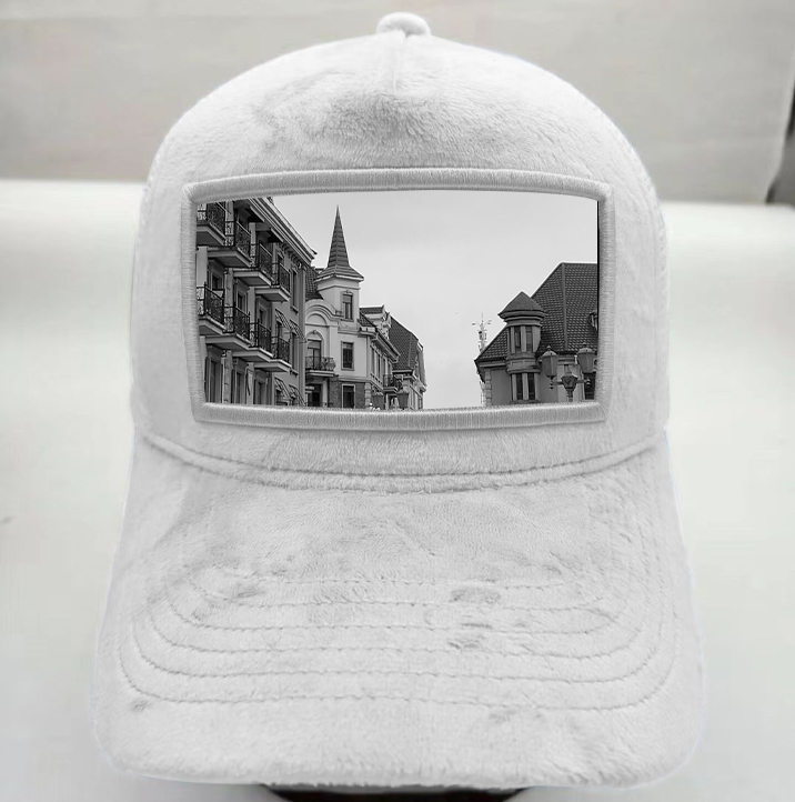 Design your own velvet 5 panel trucker cap mesh baseball cap velvet trucker cap with custom patch panel 5
