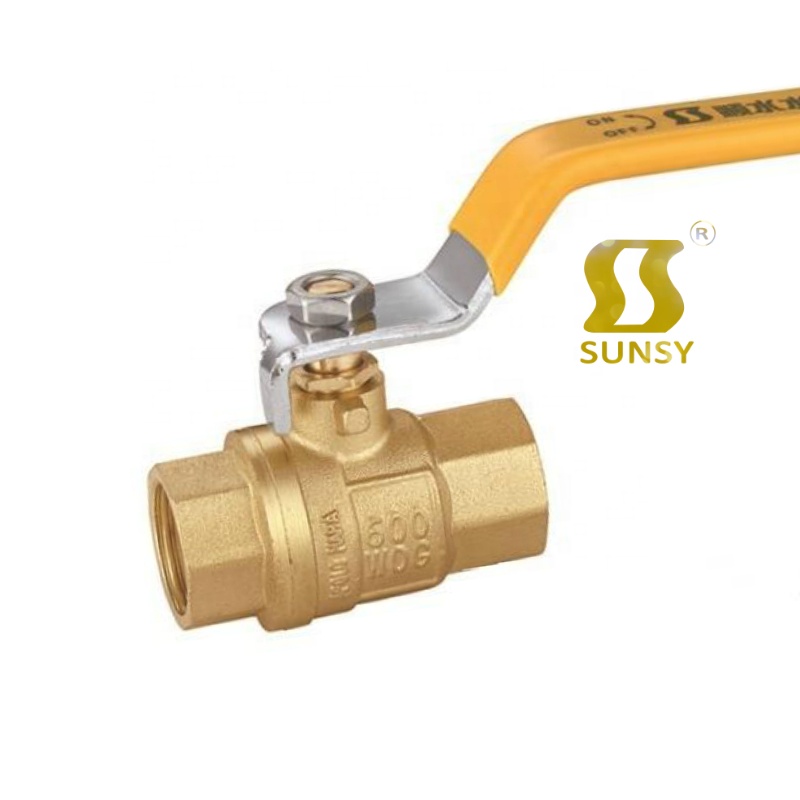 Yuhuan sunsy valv производитель заводская цена npt резьба латунный шаровой клапан PN40 600 WOG длинный Стиль Длинный рычаг полный порт 1/4 "-4"