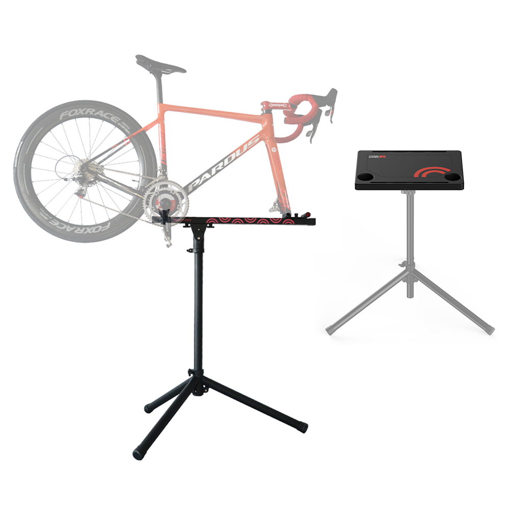 ThinkRider Mountain Road Bicycle Work Repair Station Display Rack Adjustable Rotating Bike Repair Stand
