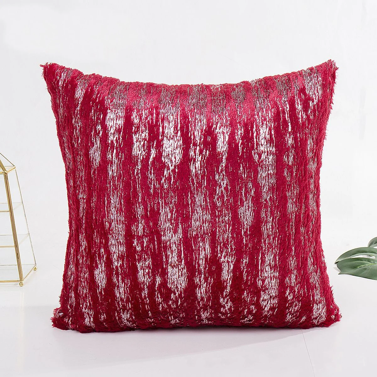Cushion Cover 43*43cm Soft Sofa Pillowcase Pillow Cover Nice Fashion Modern Custom Decorative Dome Decor Foiled Gold Silver 1pc