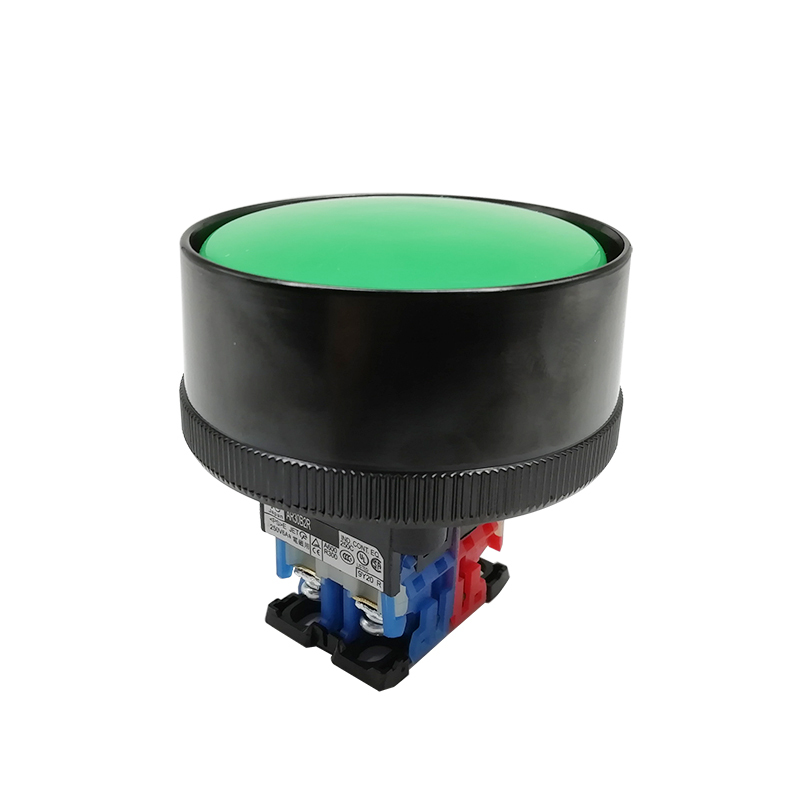 Green AR30B2R AR30B2R-22G Electric Command Switch Plastic Big Head Mushroom Push Button Switch