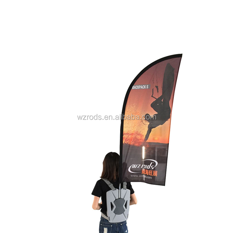 2020 новый продукт Wzrods Пользовательские Рюкзак Пляжный флаг mochila bandera billboard рюкзак