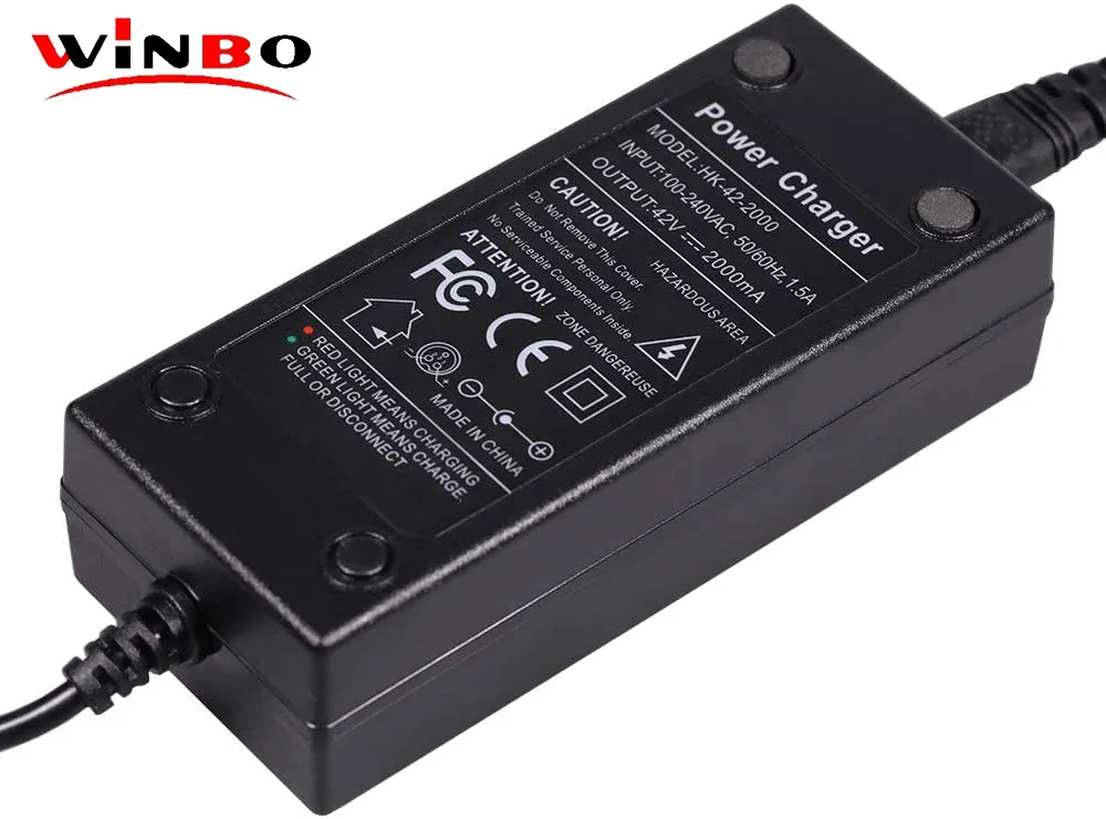 Shenzhen Winbo Fast Delivery Wholesale Power Supply Adapter Laptop Power Adapter 42V 2A Power Adapter