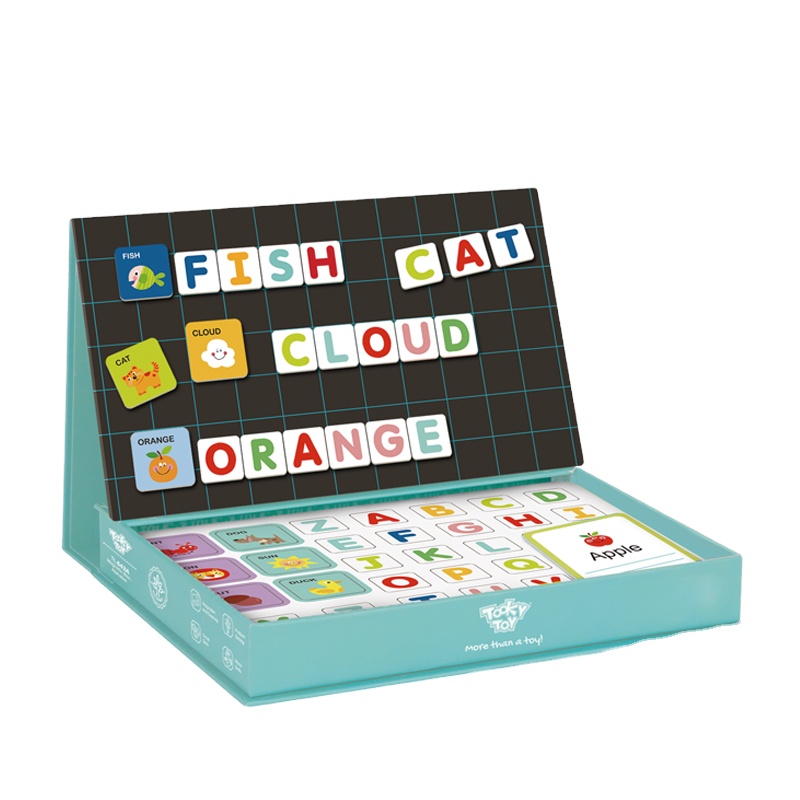 Children Creative Games Magnetic Alphabet Learning Box Writing Montessori Educational Toy For Kids