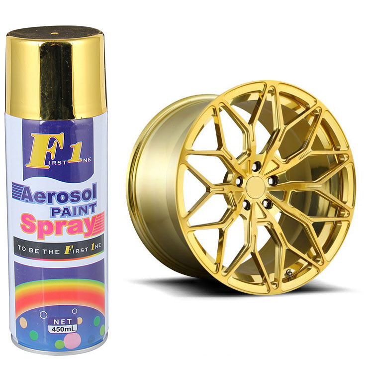 high quality aerosol paint spray cans gold,acrylic for cars