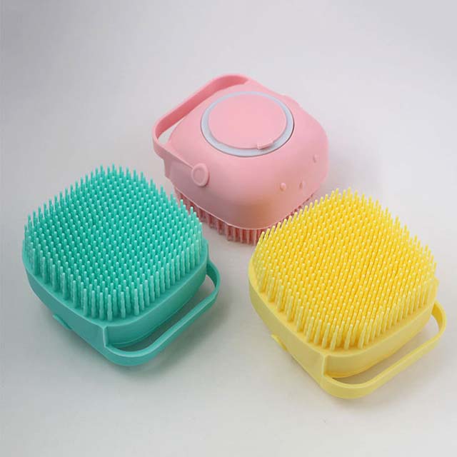Eco Friendly Shower Body Skin Bath Scrubber Soft Exfoliating Brush Silicone Bath Body Brush