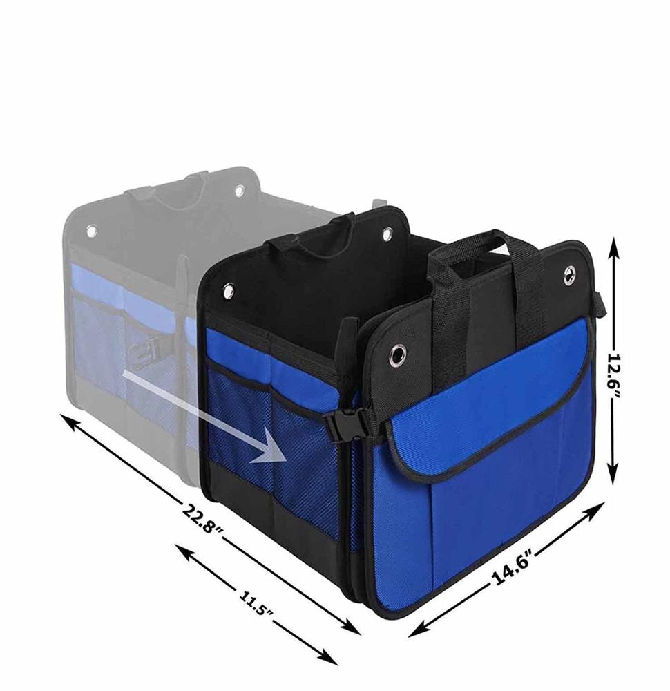 QJMAX Hot Selling New Products Folding Trunk Organizer Box For Car With High Quality