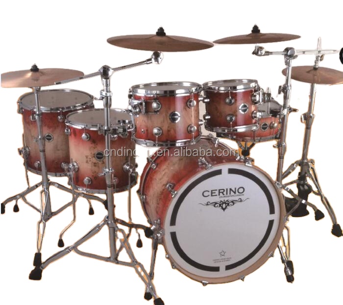 Акустический Профессиональный барабанный набор cabaleio-maple burl и america maple, 5 шт.